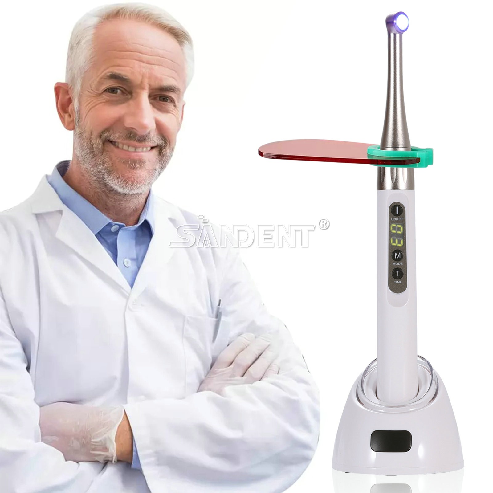 Woodpecker Style Dental iLed Max 1 Second Curing Light LED Curing Lamp 2600mw/cm