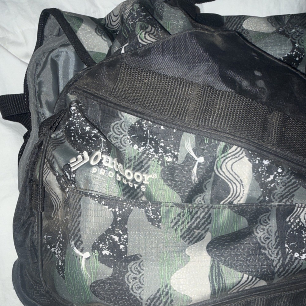 Outdoor Products Hydration Backpack Camouflage Reservoir Adjustable Size