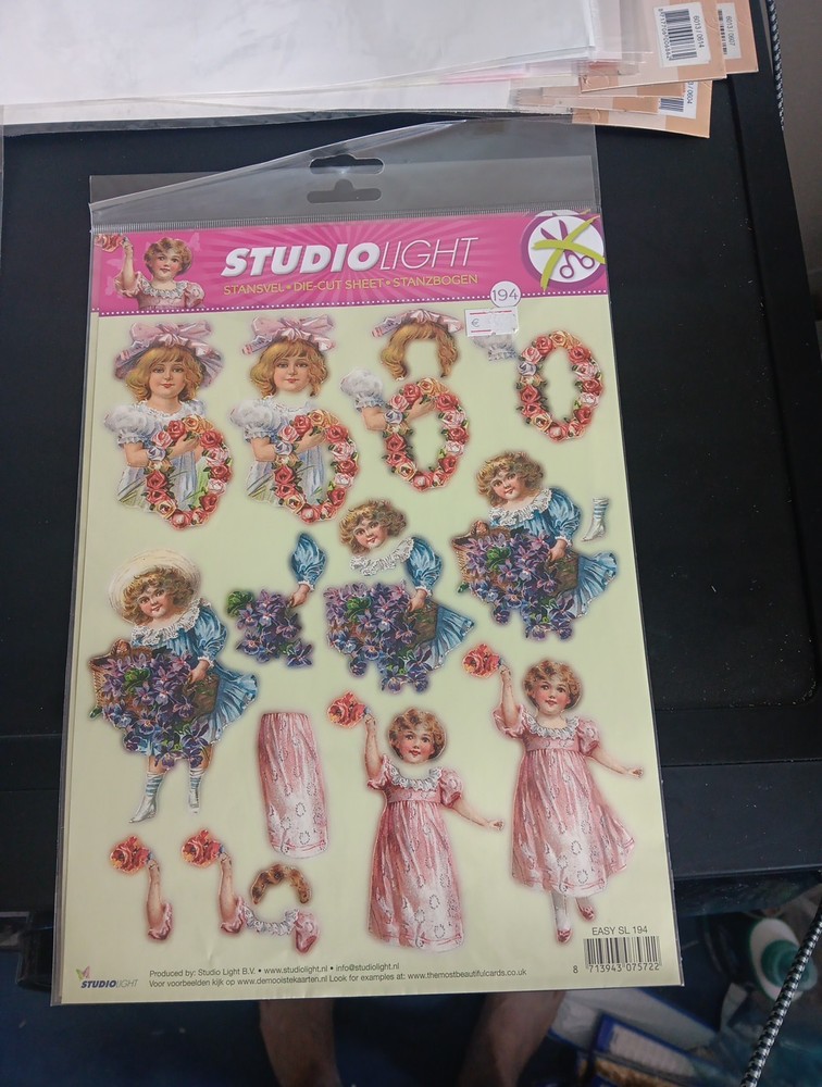 SHEET  DECOUPAGE FOR SCRAPBOOKING NO SCISSORS NEED NEW  (L)