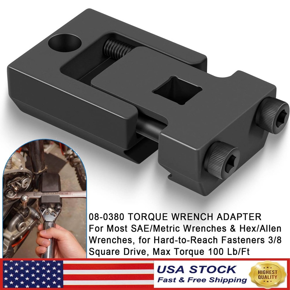 for Motion Pro Adjustable Torque Wrench Adapter 08-0380
