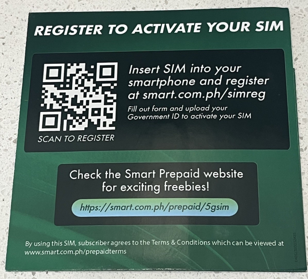 Philippines SMART Prepaid ROAMING