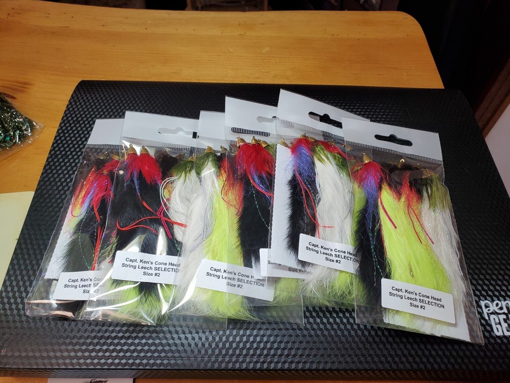 6- Conehead Leech, Conehead Rabbit Leech, Conehead Streamer Fly, String Leech