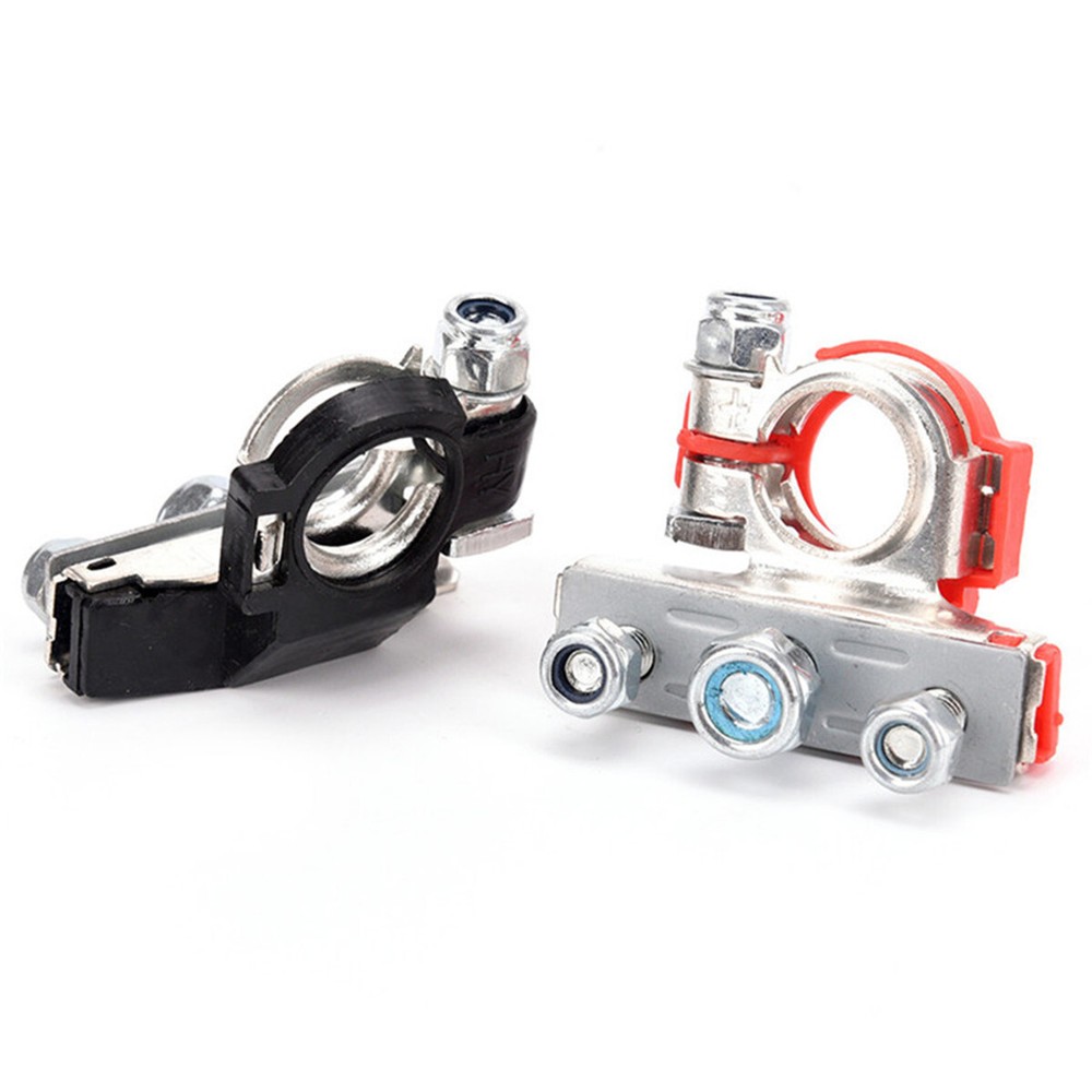 Car Battery Terminal Connectors Quick Release Disconnect Positive Negative 2PCS