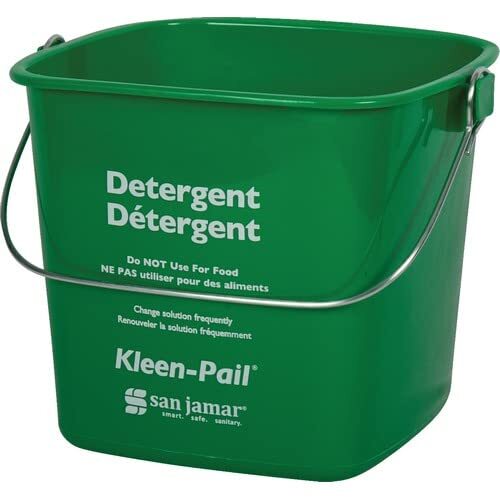 Kleen-Pail Soap/Sanitizing Solution Safety Pail 3 Quart, Green