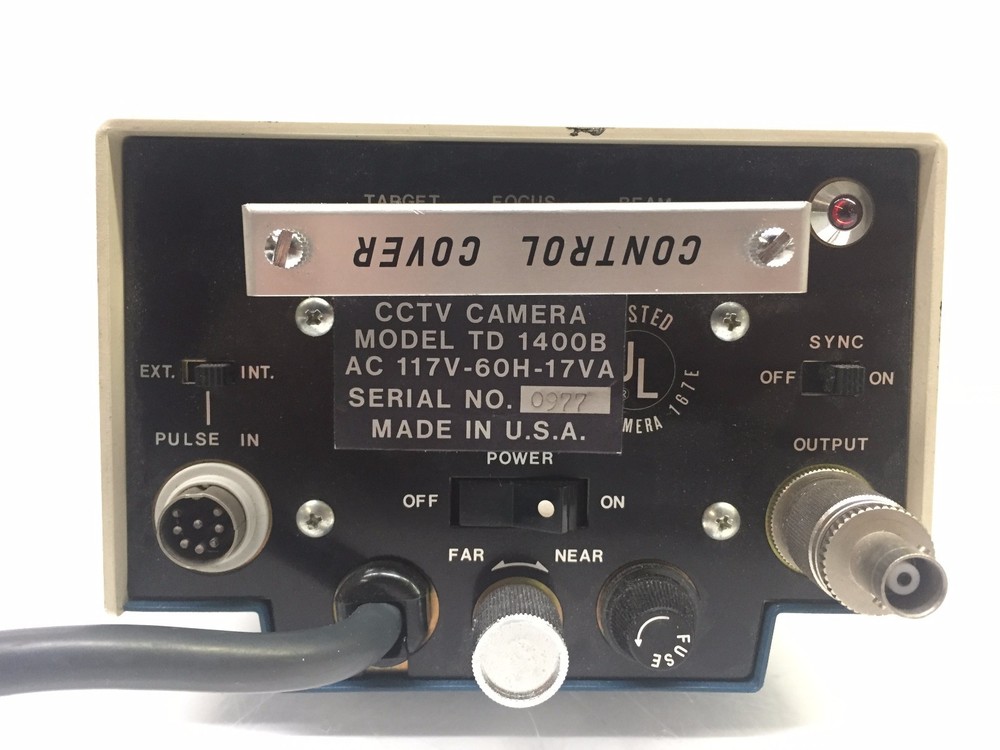 GBC-ITC CTC-5000C Transitorized TV Camera TD-1400B