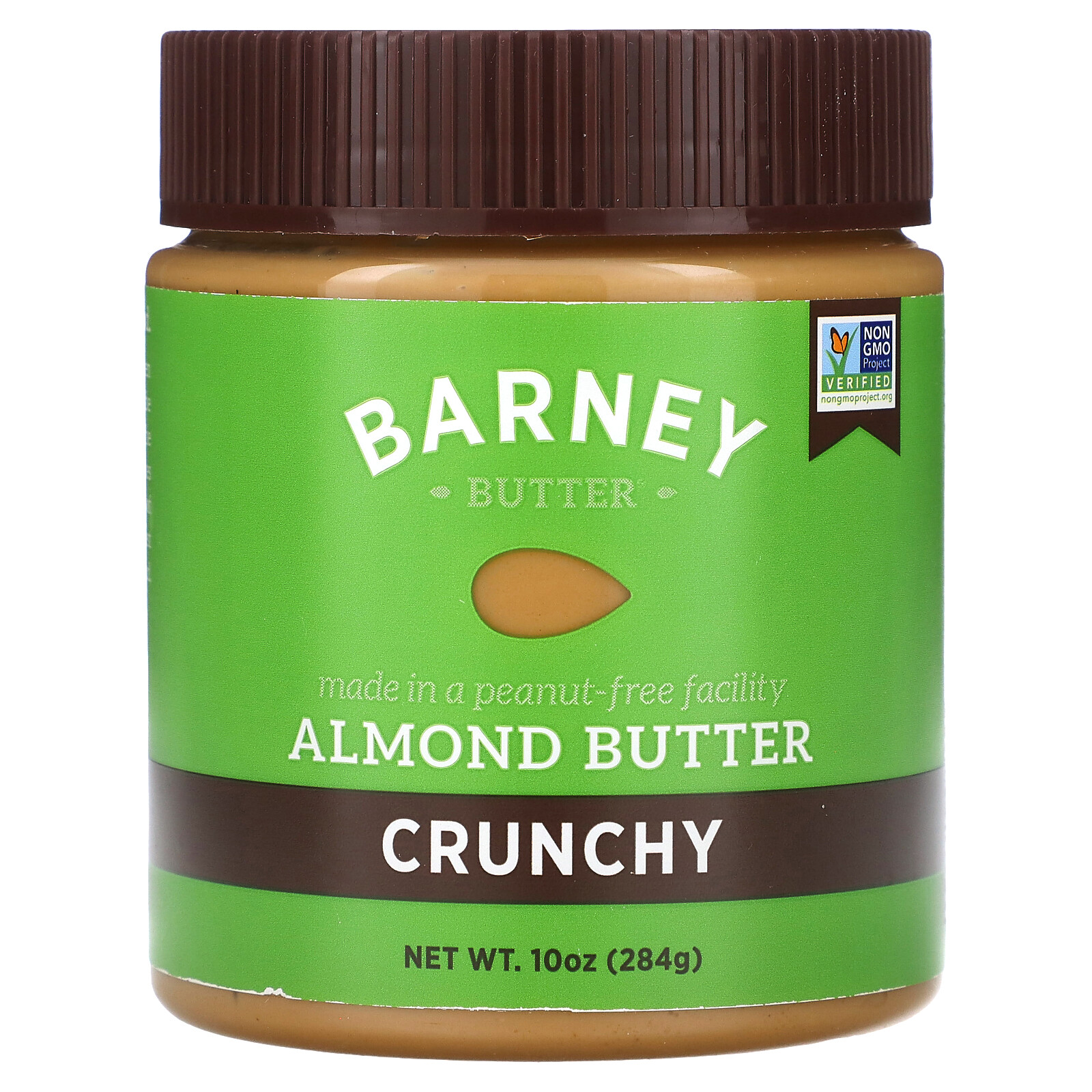 Almond Butter, Crunchy, 10 oz (284 g)