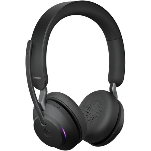 Jabra Evolve2 65 Stereo Wireless Headset (MS Teams, USB-C) with Charging Stand -