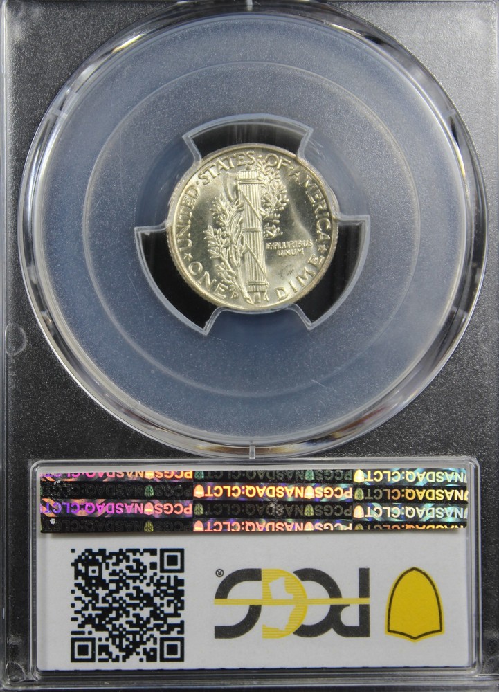 1938 D MS66FB Mercury Dime PCGS 37216063