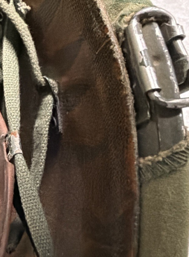 Vietnam WWII Steel Pot FRONT SEAM Helmet Mitchell Cover Liner NICE