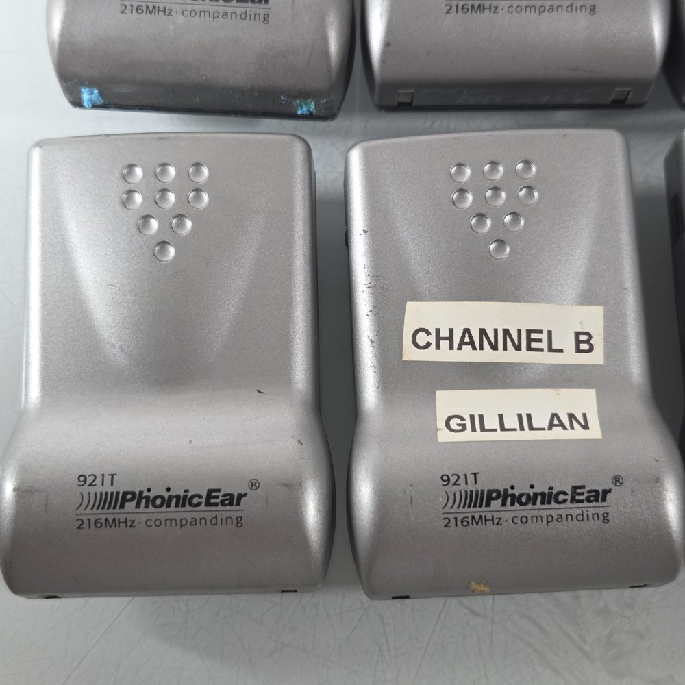 8 Bodyworn Transmitter 921T Radium 216MHz Phonic Ear UNTESTED - 2 DONT TURN ON