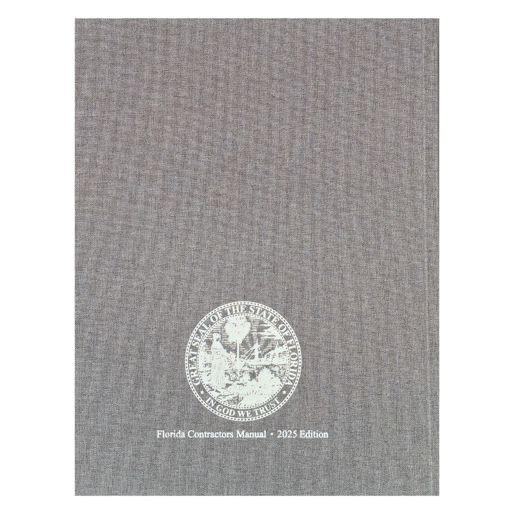 Pre-Printed Tabs - FLORIDA CONTRACTORS MANUAL 2025 EDITION