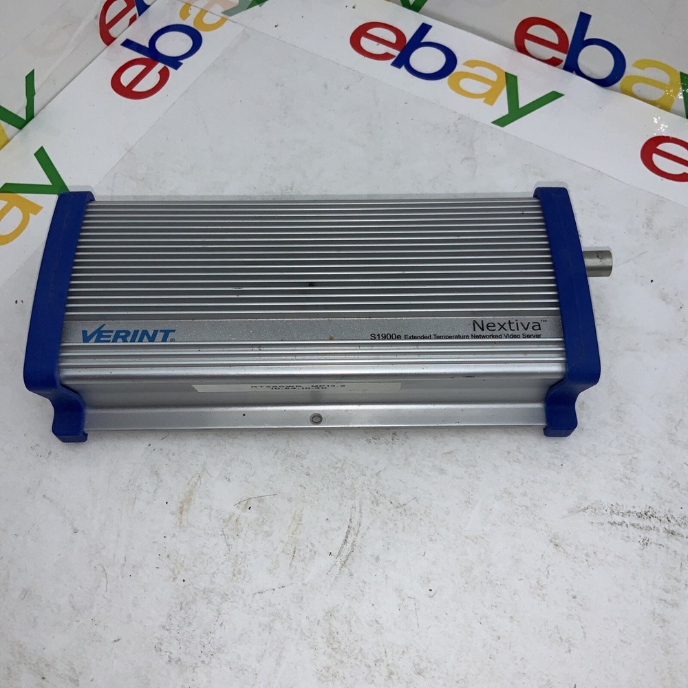 VERINT S1900 Nextiva S1900e-T-AS-XT Networked Video Server / Used