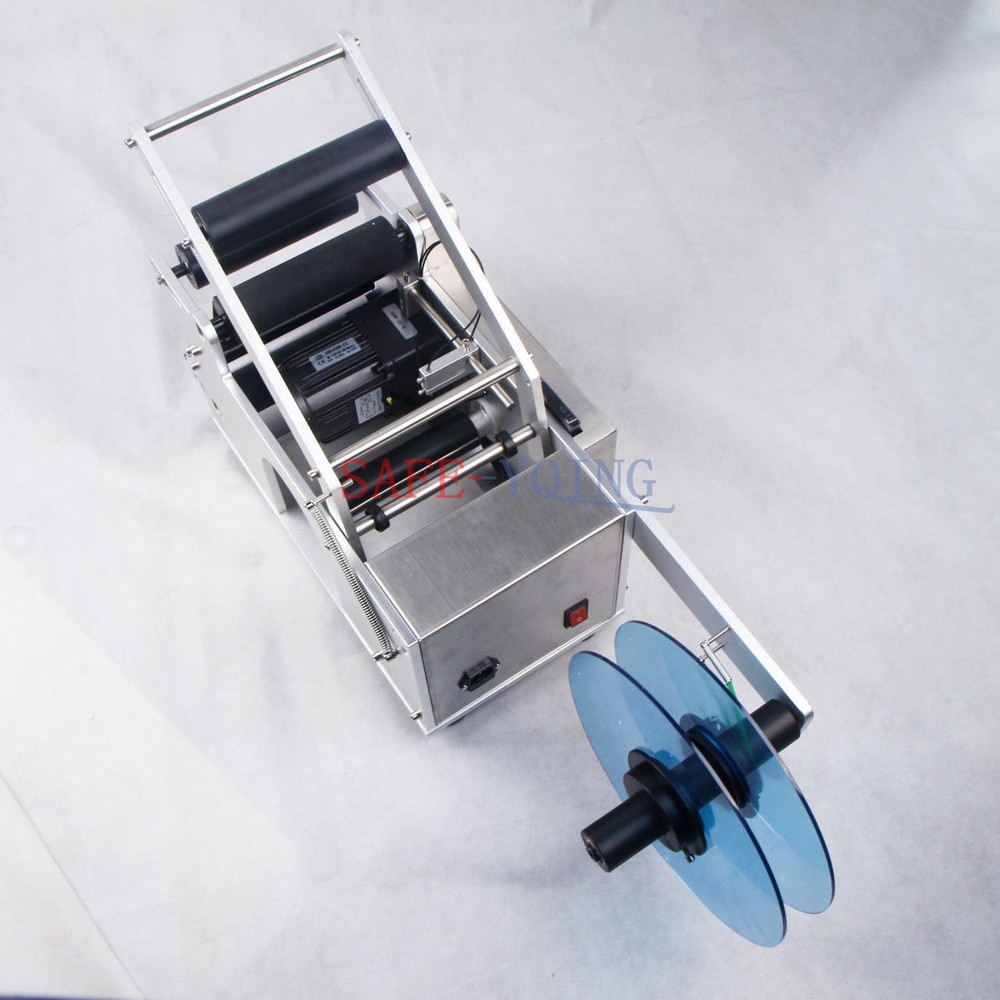 MT-50 Semi-Automatic Round Bottle Labeling Machine Labeler Machine 20-40pcs/min