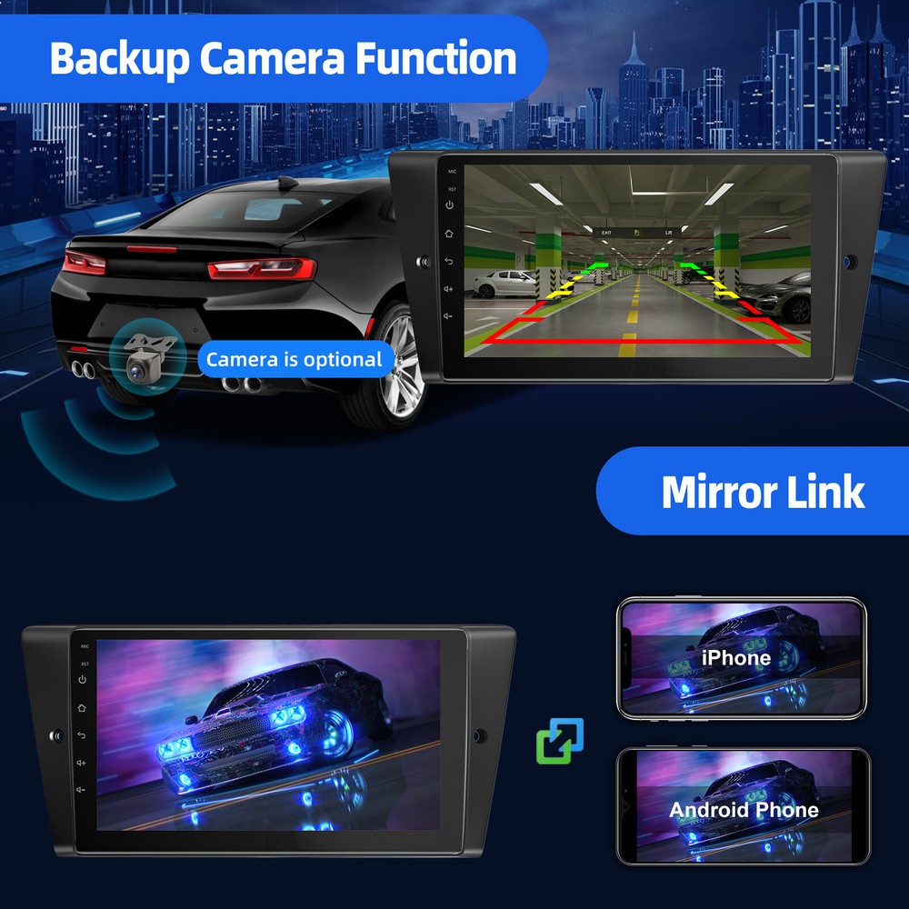 8-core Android Stereo Carplay 4+64GB For BMW 3 series E90/E91/E92/E93 2005-2011