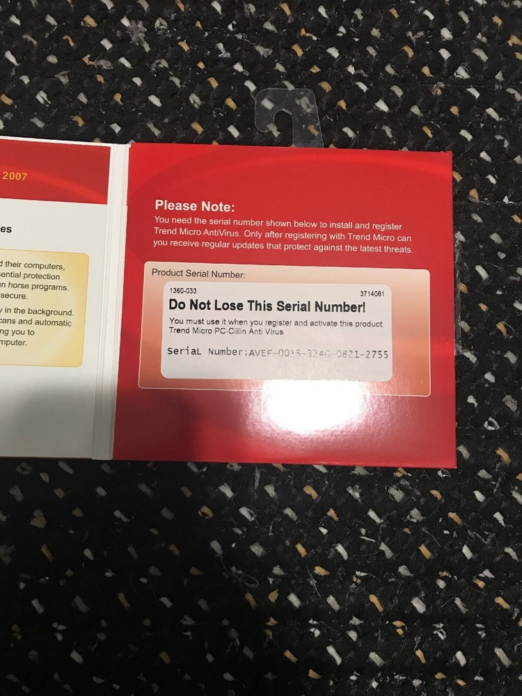 Trend Micro AntiVirus - Certified for Windows Vista - 2007