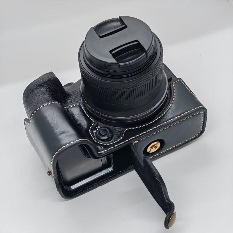 For Canon EOS R10 EOS R Camera Bag Protection Dock Case Base Leather Cover Shell