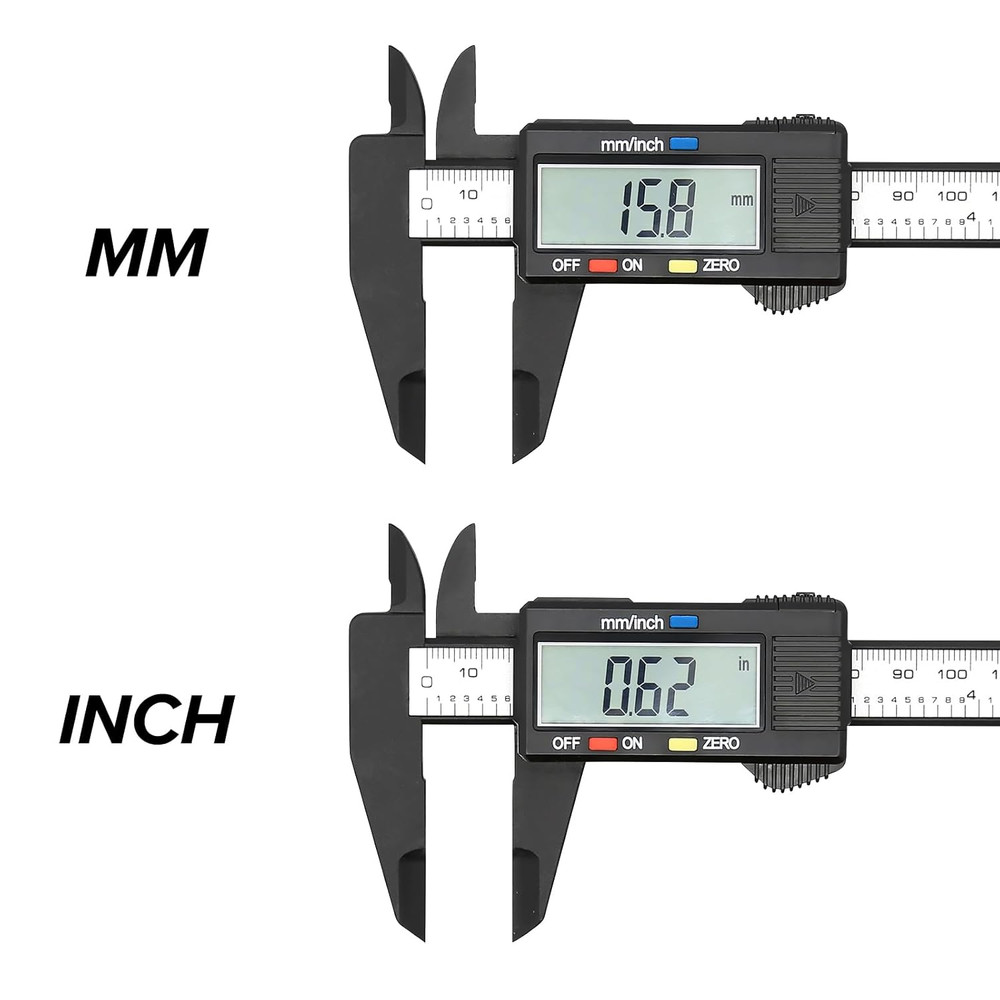 Electronic Digital Caliper, Plastic Vernier Caliper, Caliper Measuring Tool with
