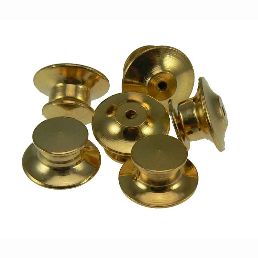 QTY 10-100 Locking Flathead Lapel Pin Back Clutch Clasp Fastener Military Sports