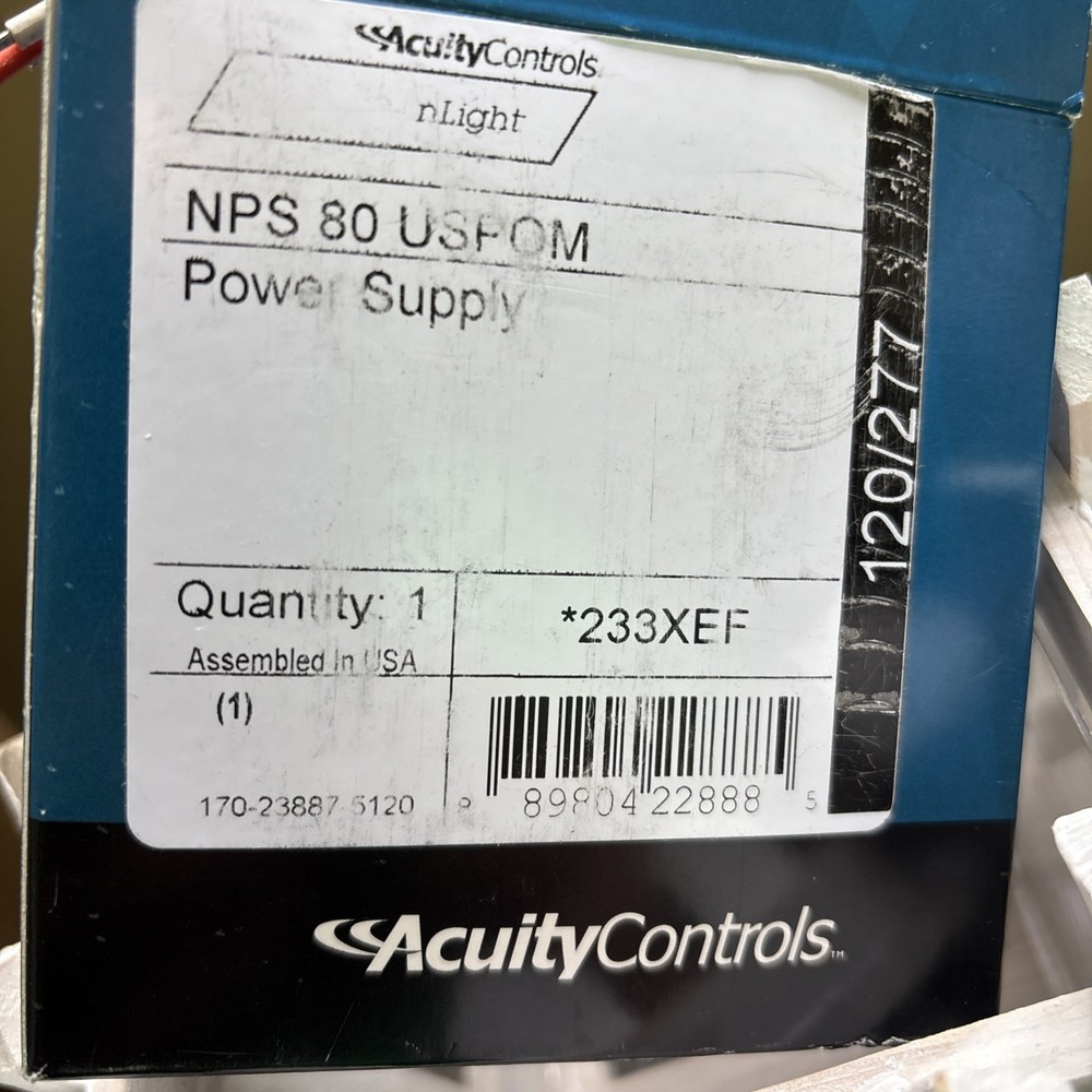 ACUITY CONTROLS SENSOR SWITCH NPS 80