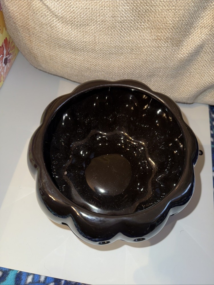 Black Cat Cat-O-Lantern Ceramic w lid