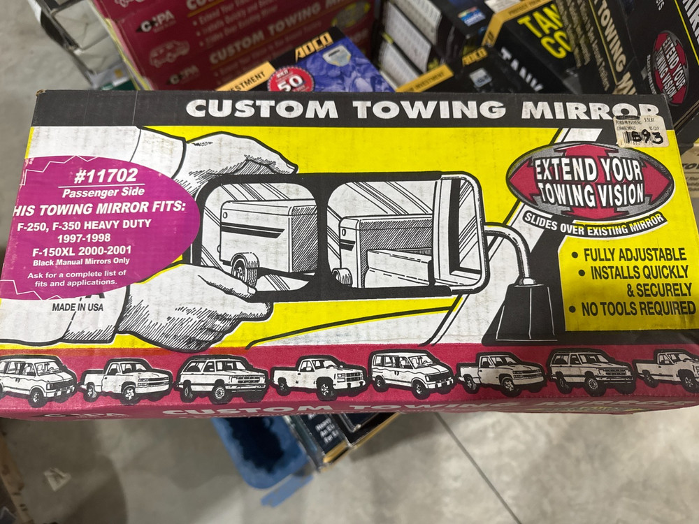 CIPA Custom Slip On Towing Mirror (Right Side) 11702