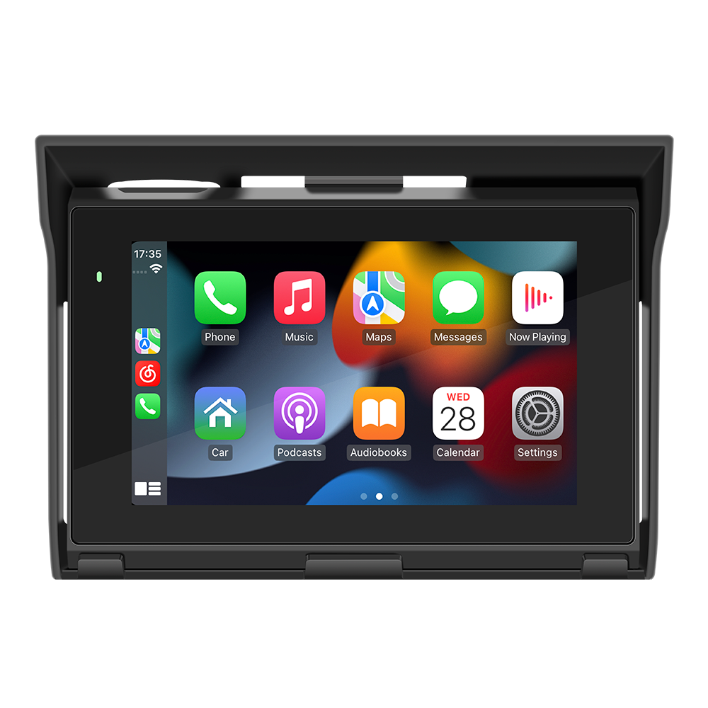 5in GPS Navigation MP5 Video Player Portable Motorcycle Wireless Android Carplay