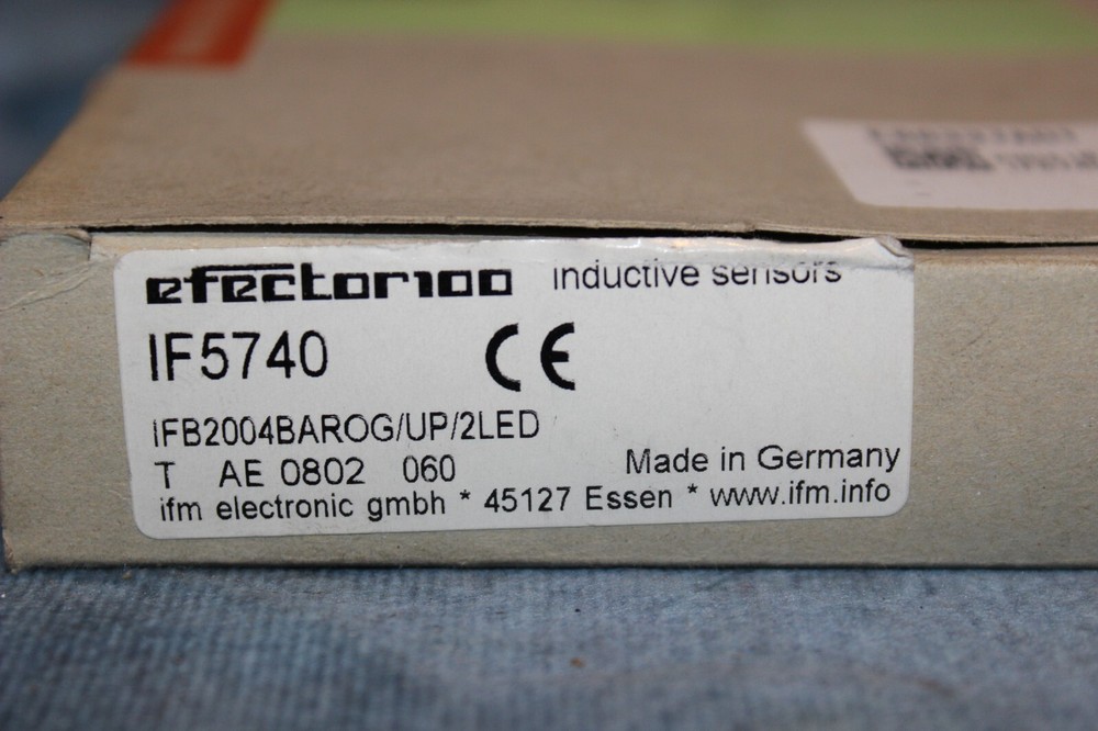 IFM IFB2004BAROG/UP/2LED IF5740 Efector Inductive Proximity Switch Sensor