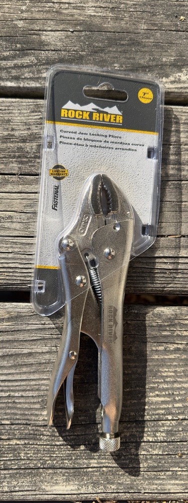 7" Nickel Plated ORMADUS® Curved JawLocking Pliers