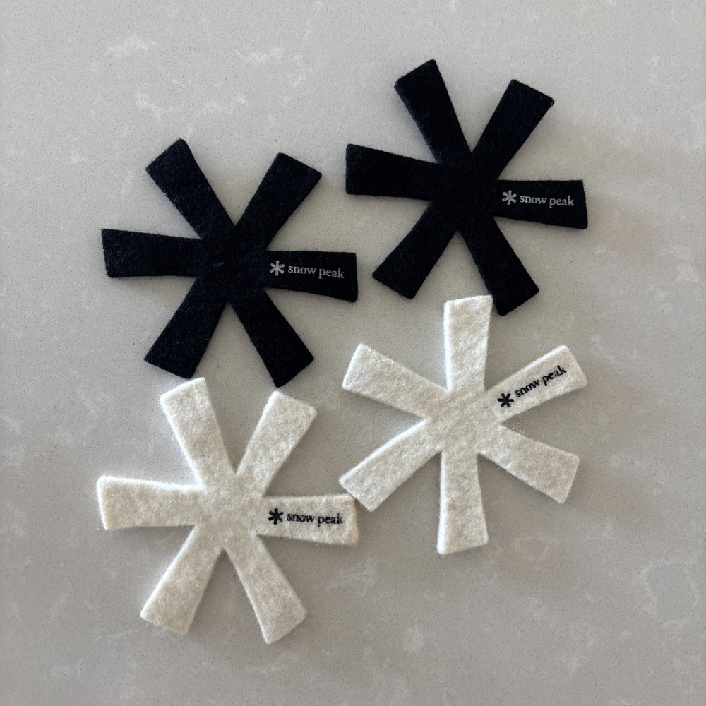 Snow Peak Felt Coasters 4pcs SET