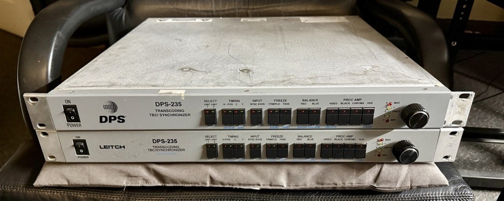 Leitch DPS-235 TRANSCODING TBC/SYNCHRONIZER-DUAL CHANNEL. Used - Working