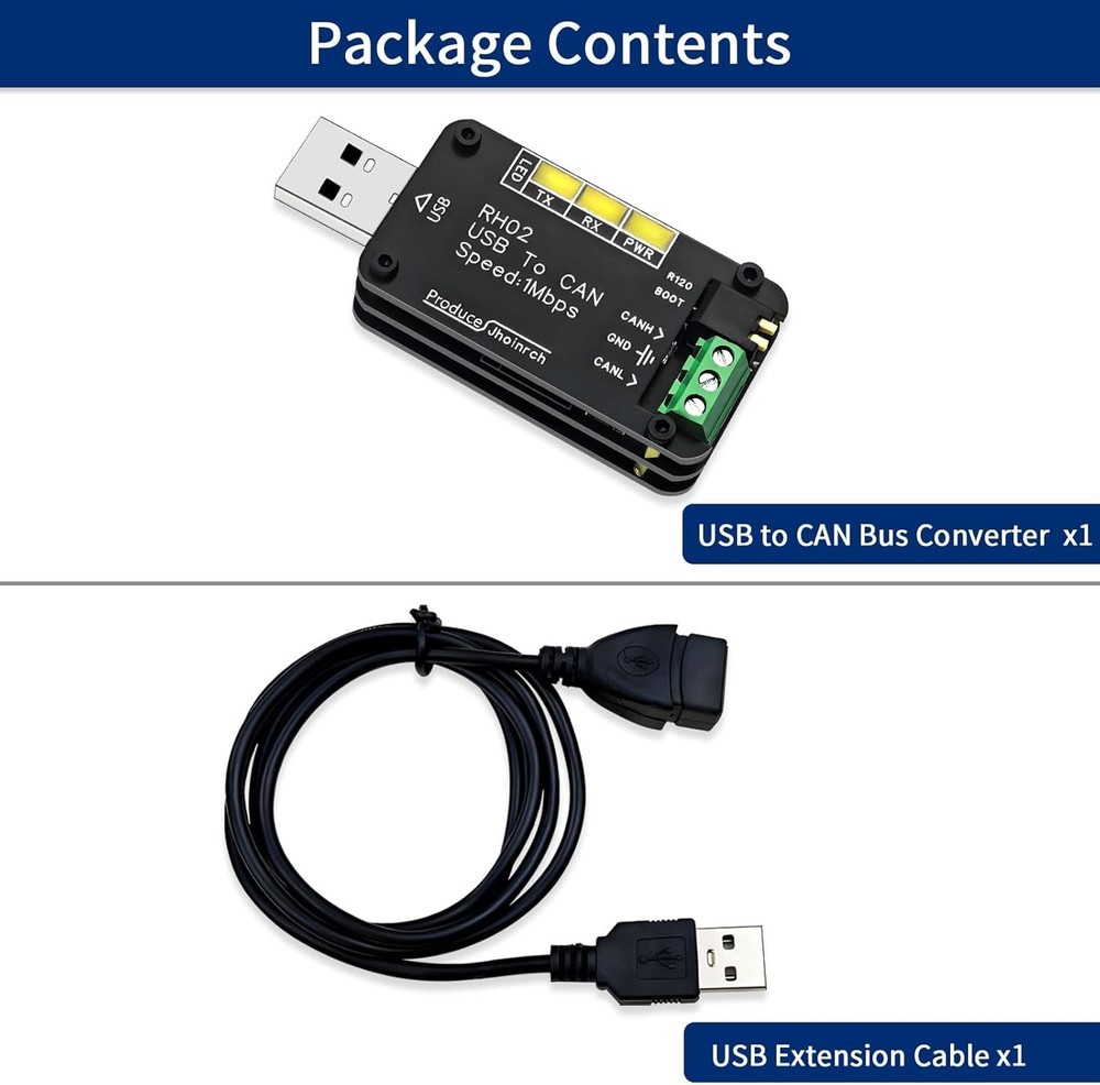 USB to CAN Bus Converter Adapter FOR Car Diagnostics CANable Tool