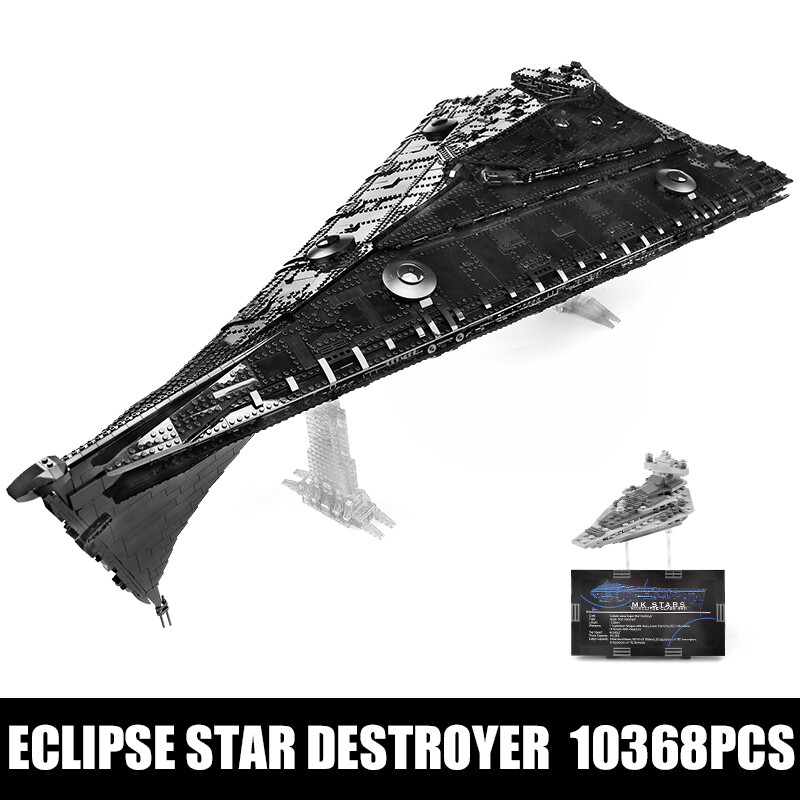 Mould King 21004 Starship Destroyer Eclipse-Class Dreadnought Spaceship Kit UCS