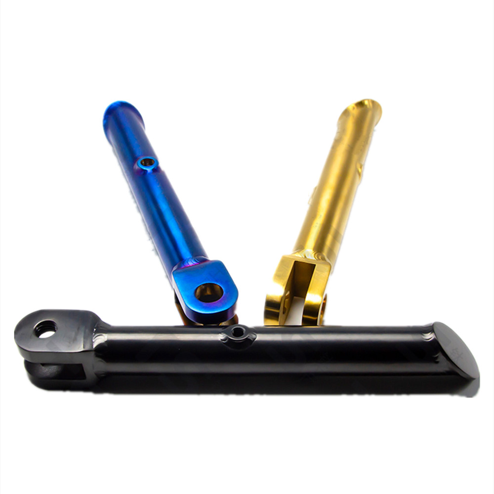 Motorcycle Universal CNC Titanium Adjustable Kickstand Foot Side Support Stand