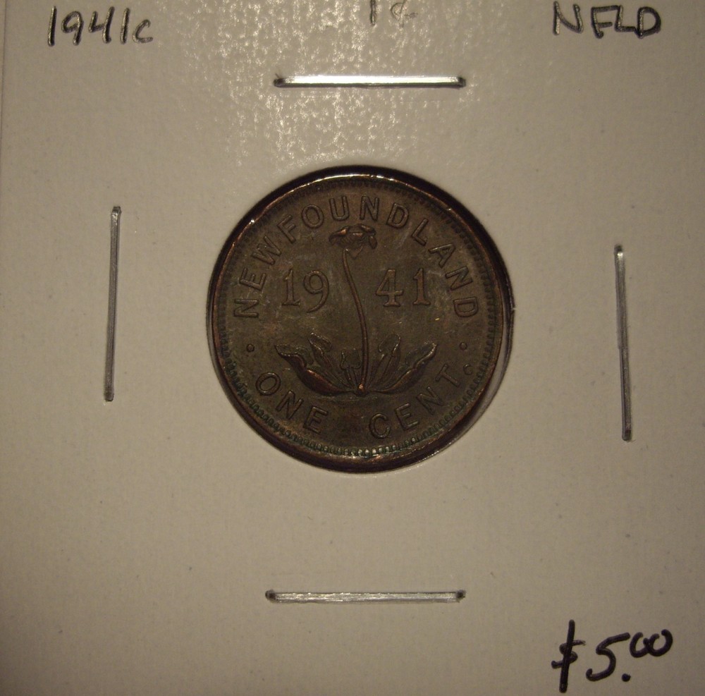 Canada Newfoundland 1941C Small Cent