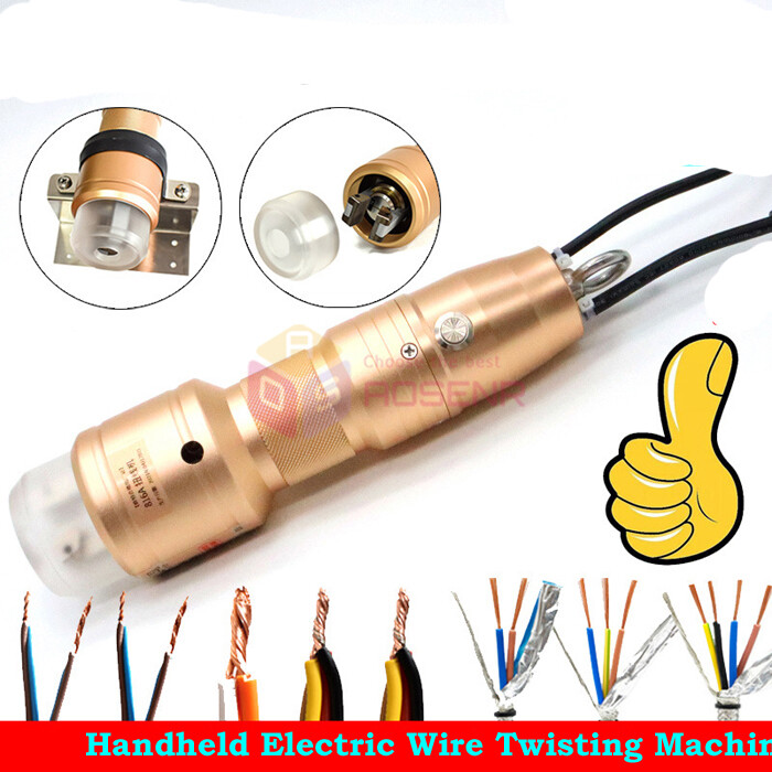 100-240V Electric Wire Twisting Machine Multi-Strand Handheld Cable Twister