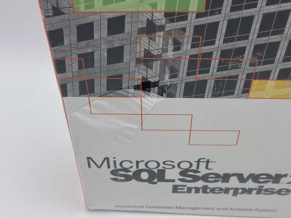 Microsoft SQL Server 2000, SKU 810-01407, Sealed Retail Box, 1-Processor License