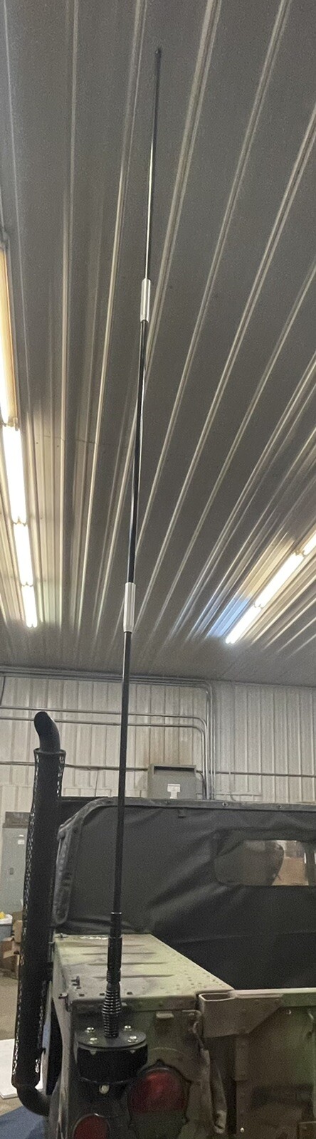 New Military Antenna, Base and Mounting Bracket Kit Not OEM Fits HUMVEE