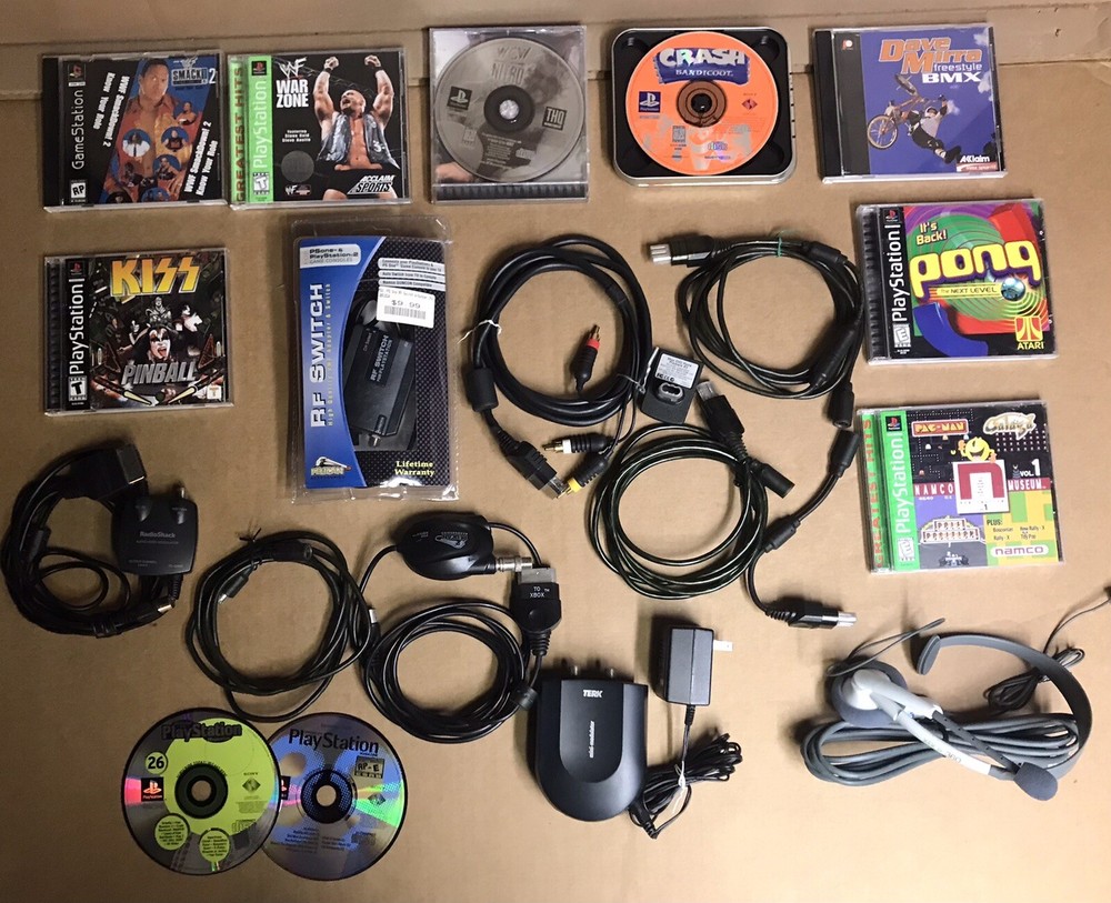 PlayStation, X-Box, Games, Cables, Accessories, Bundle
