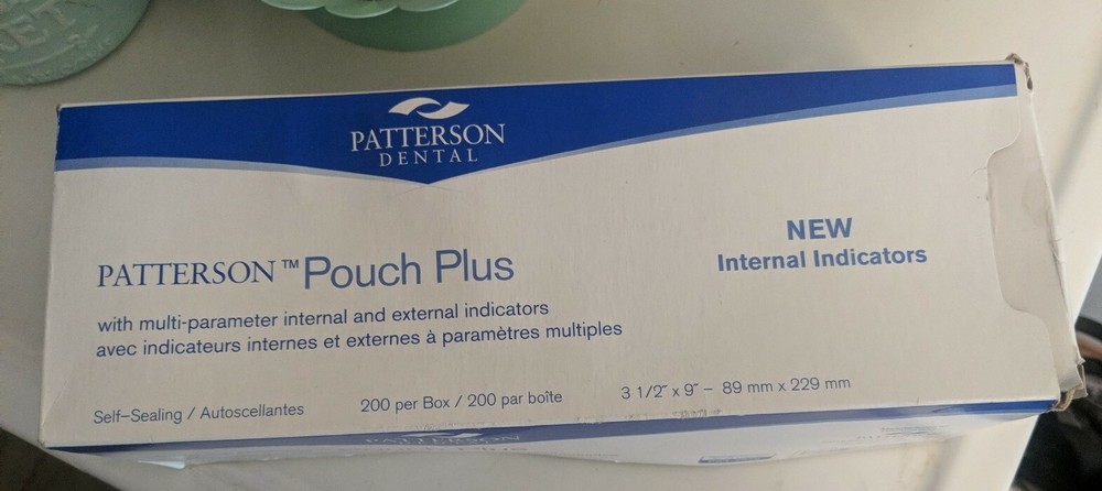 Patterson Pouch Plus Model No. 084-2575..150 ct open box