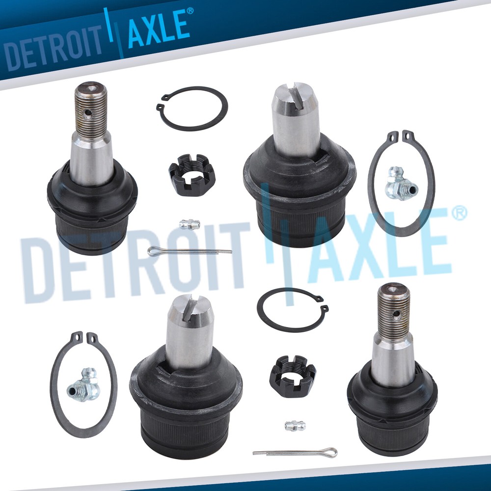 Front Upper Lower Ball Joints for Ford E-150 E-250 E-350 Econoline Club Wagon
