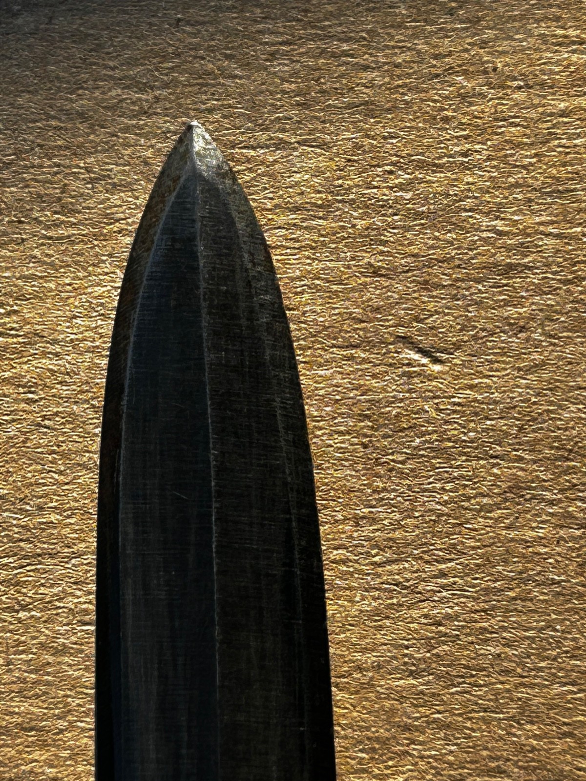 Original German Model 1871 / 94 Bayonet with Leather Scabbard