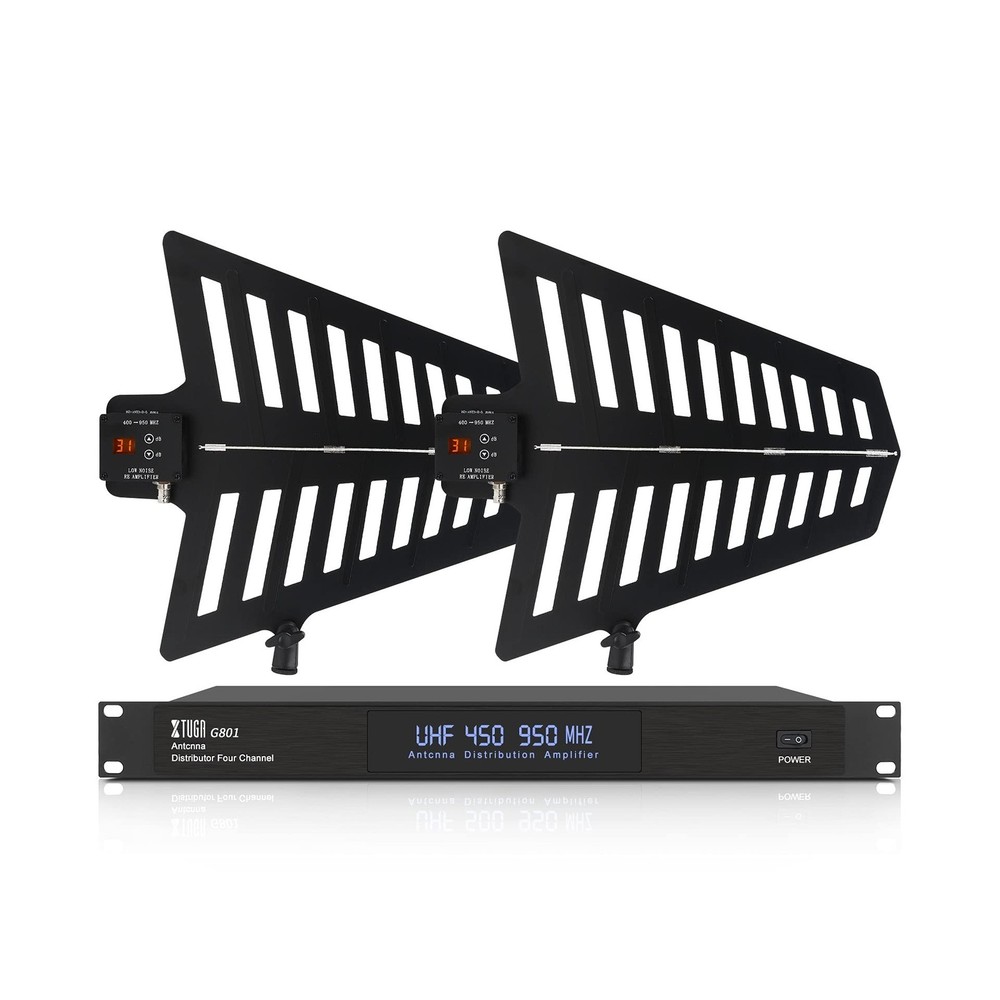 XTUGA GA816 UHF Wireless Antenna Distribution System with Paddle, 360°Activ