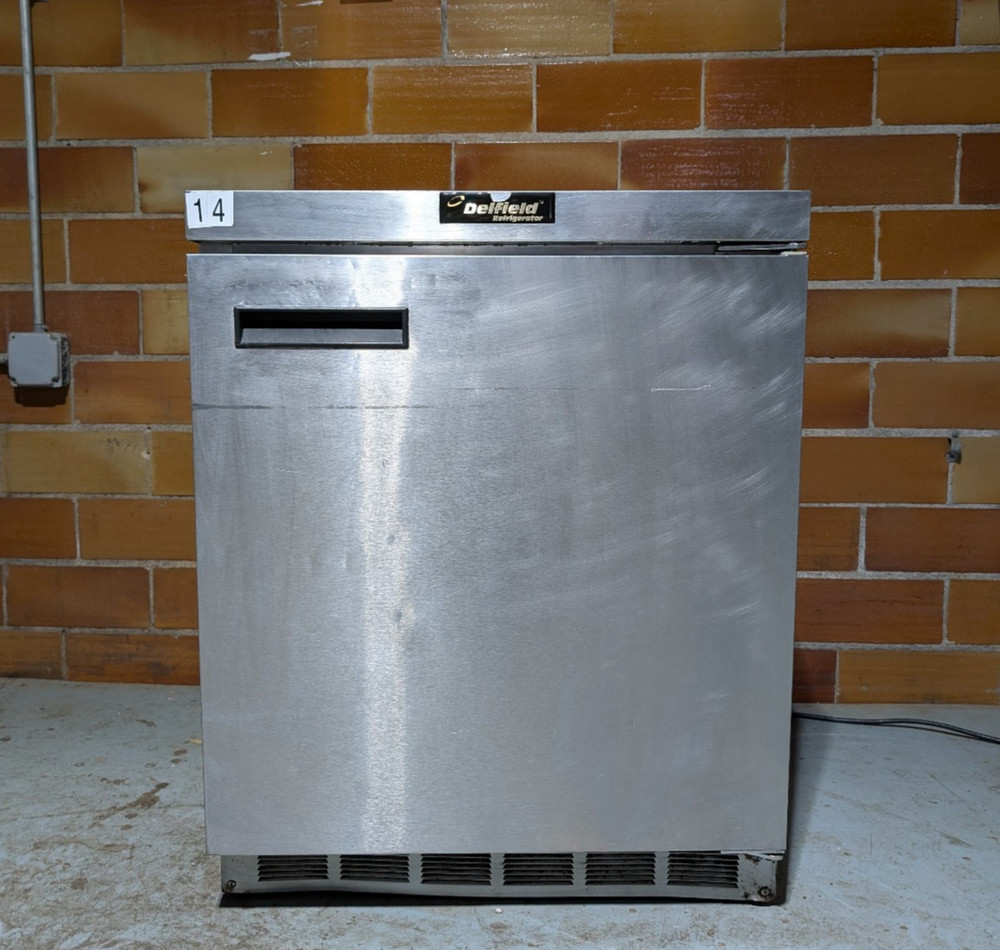 Delfield Unknown Model Undercounter Refrigerator One Section on Casters