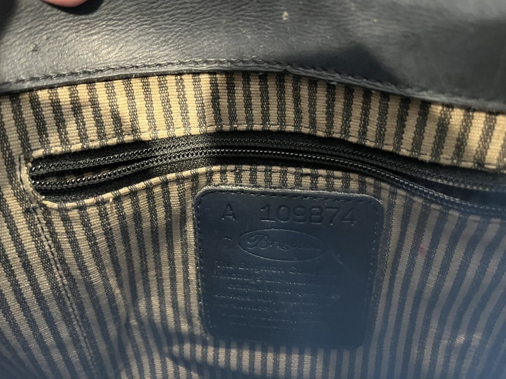 VTG Brighton Leather Shoulder Bag w/Adjustable Strap