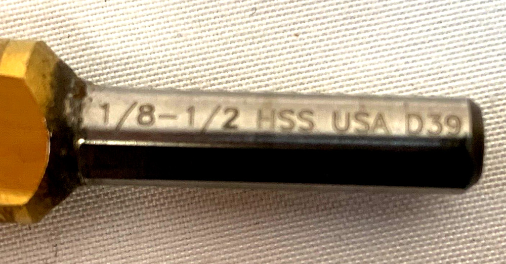 IDEAL ~ 35-511 ~ Step Drill 1/8" - 1/2" HSS ~ Titanium Coating