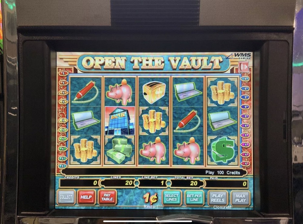 WMS WILLIAMS BB1 SLOT MACHINE SOFTWARE SET - OPEN THE VAULT