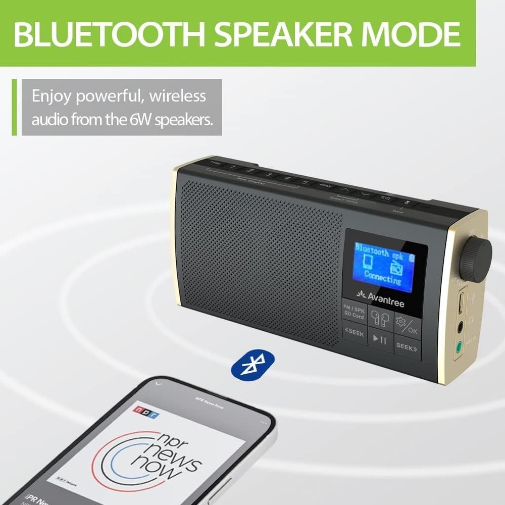 Soundbyte T: FM Radio & Bluetooth Transmitter