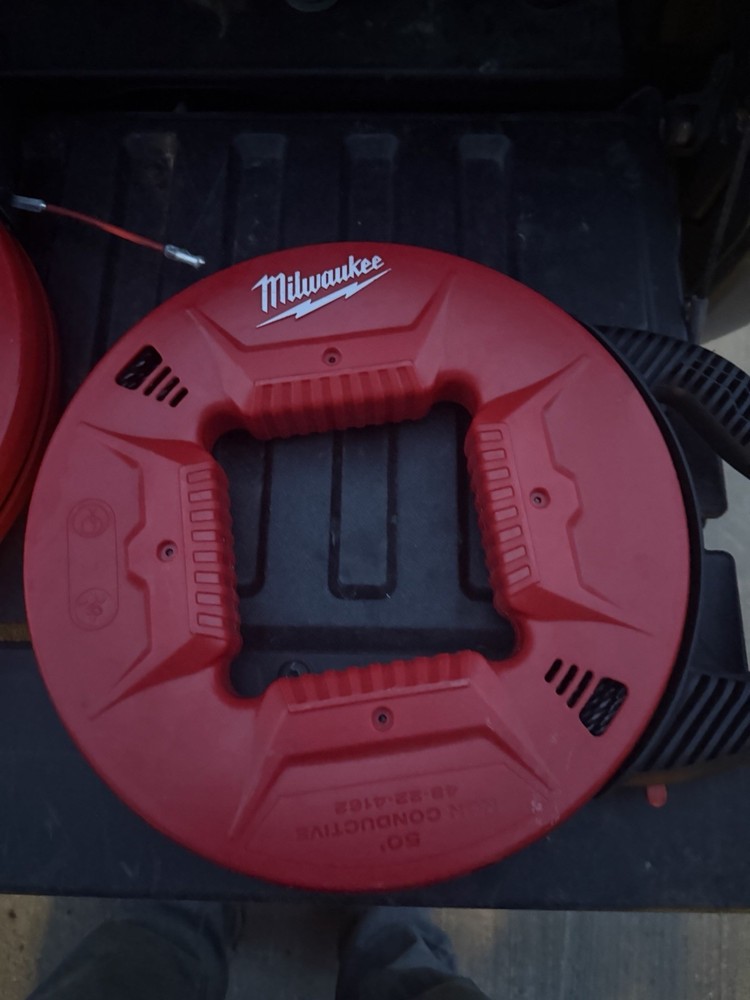 Milwaukee Cable Puller 48-22-4163 Heavy Duty Electrical Wire Pulling Tool Red