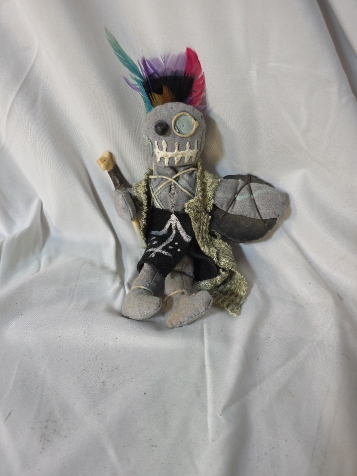 Handstitched Voodoo Doll , Shamen,  Witchcraft