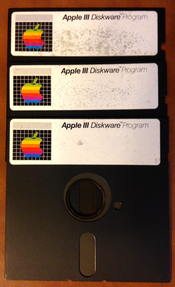 Apple III Computer Blank Diskware Diskettes Lot of 3